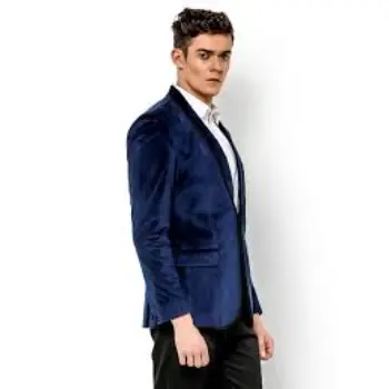 Mens velvet blazer